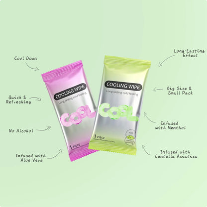 Calmsho Cooling Towels & XL Menthol Wipes | Instant Long-Lasting Summer Heat Relief